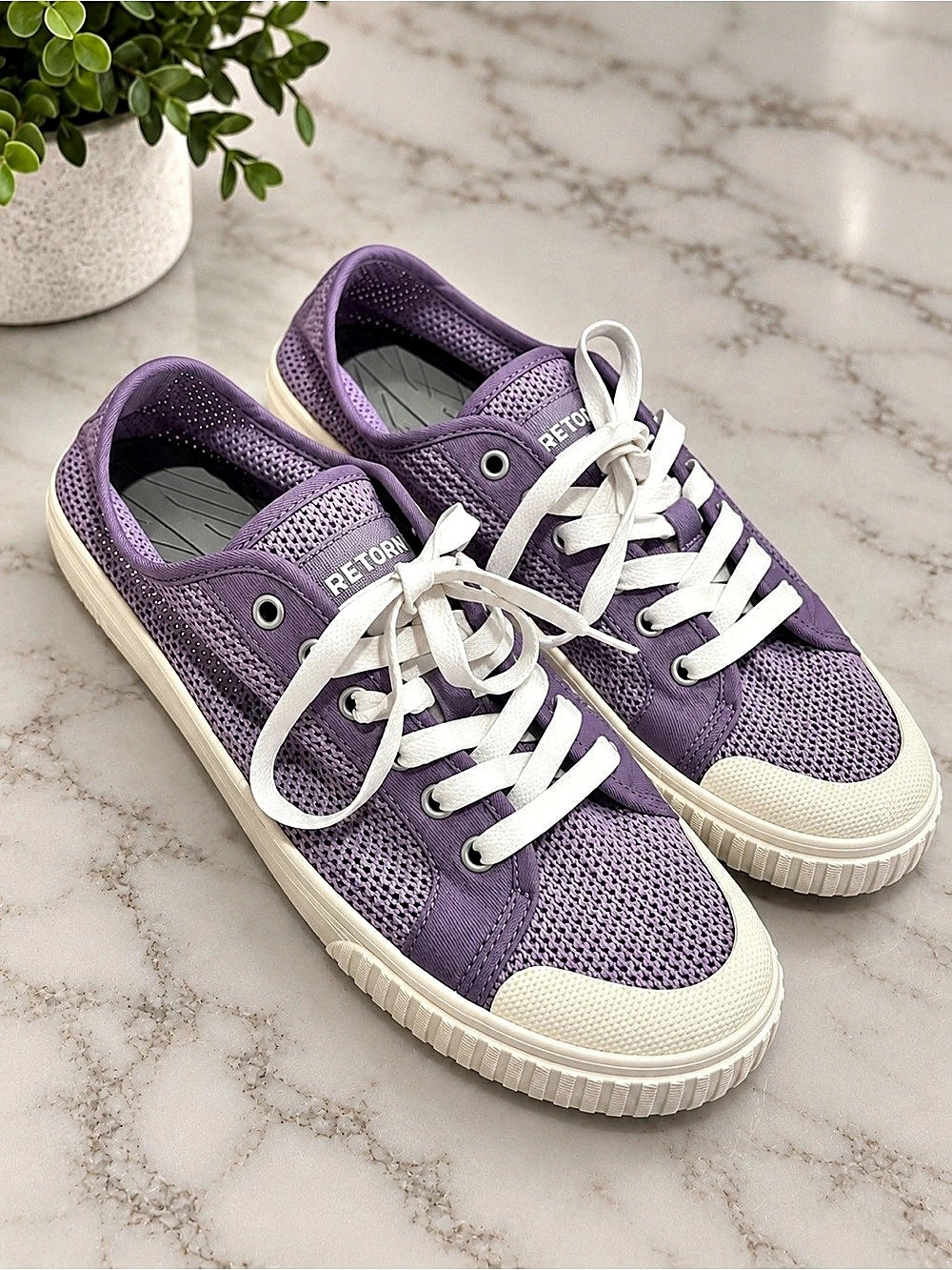 Tretorn Tournet Sneaker Purple & White US 8.5